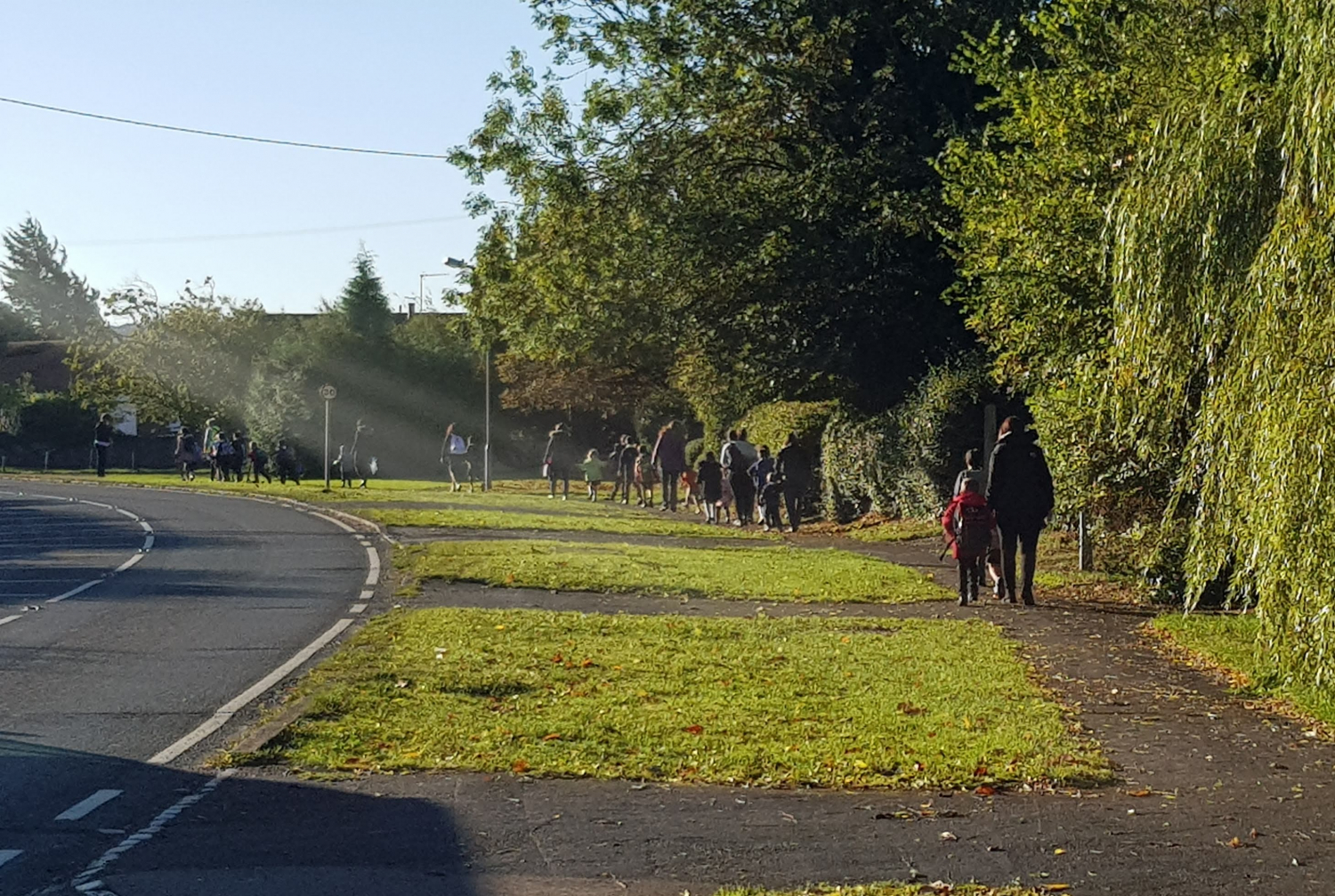 Walking cycle on online road